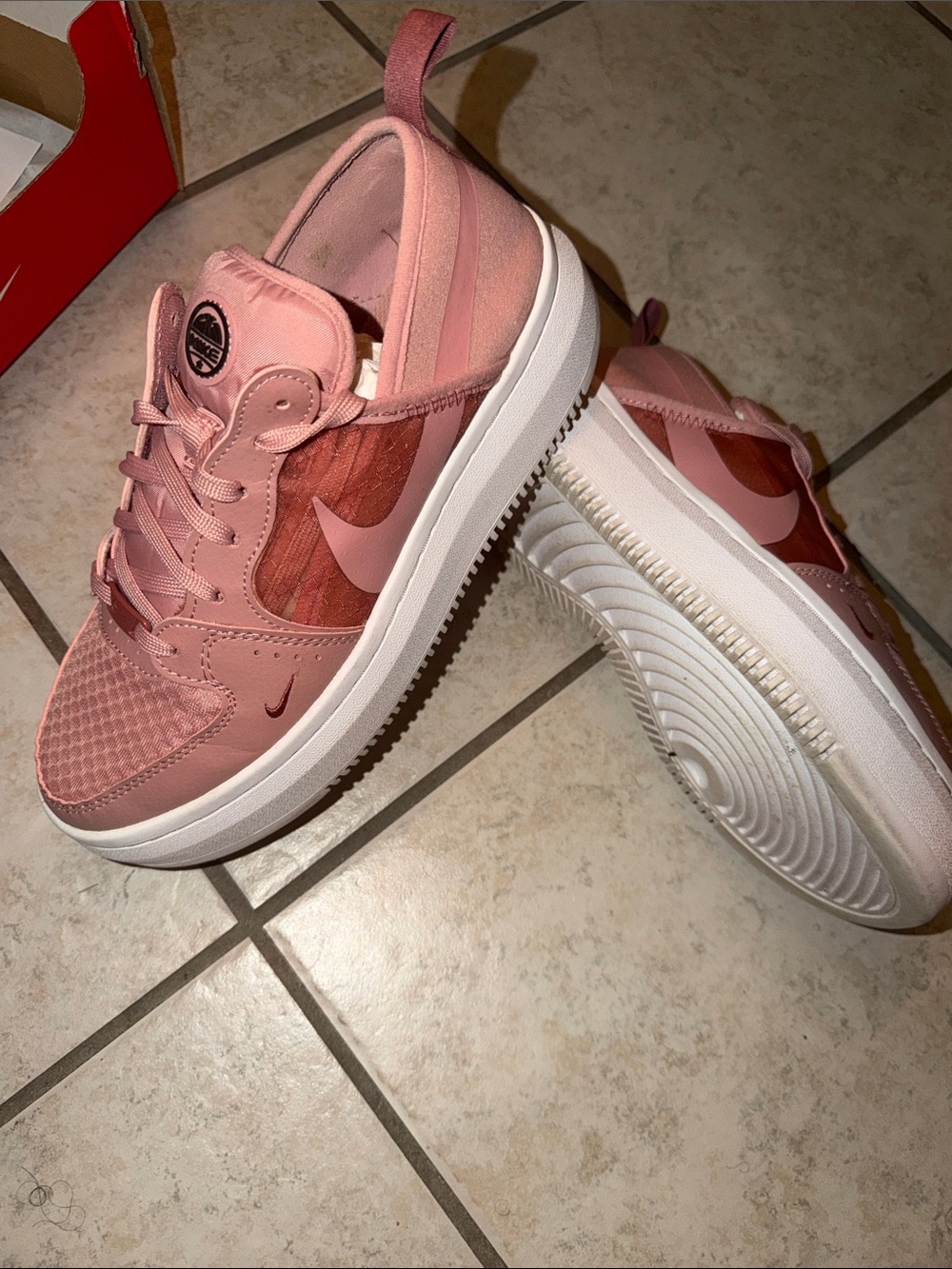 Nike Women’s Pink Low-Top Sneakers